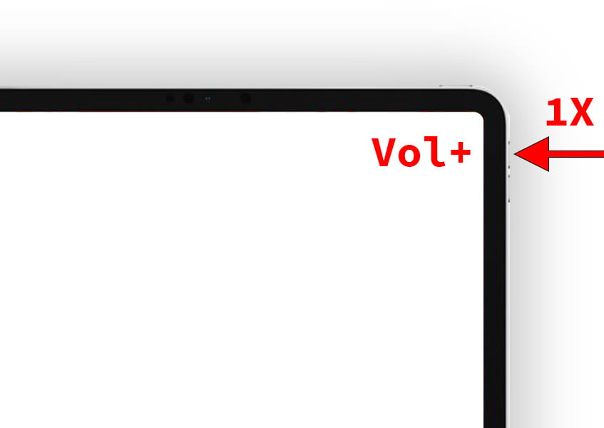 Première étape de forcer le redémarrage de iPad Pro 10.5 (2017)